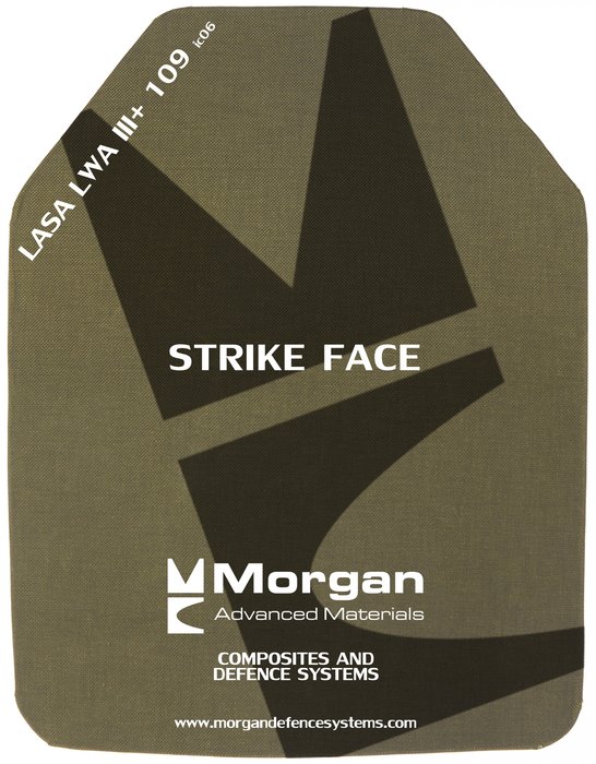MORGAN DEVELOPS UNIQUE LIGHTWEIGHT PLATE TO COMBAT THE THREAT OF SS109 AMMUNITION